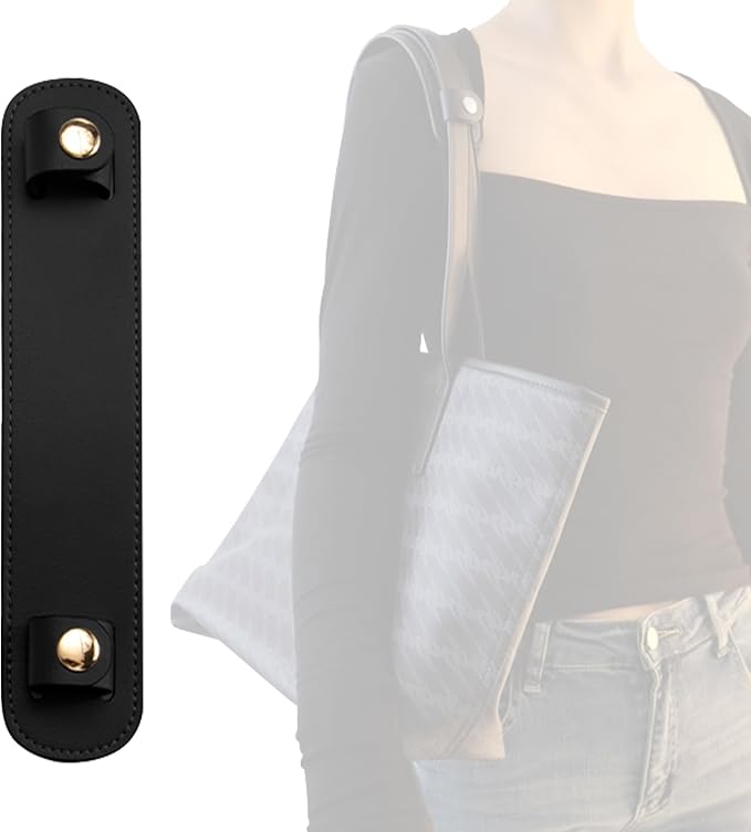 Shoulder Strap Pad Replacement,Microfiber Leather Strap Pads Detachable Cover for Tote Bag