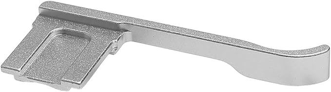 Metal Thumb Up Grip Hot Shoe Thumb Rest Grip Compatible with Ricoh GR3X GR3 - Silver