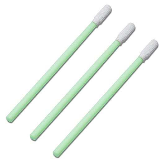 100pcs 2.677" Cleanroom Polyester Tip Cleaning Swabs for Camera Sensor, Optic Lens, Headphone Jack, Precision Instrument, Electronics CK-PS743 (100)