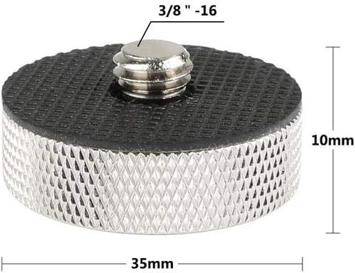 CAMVATE 1/4"-20 Female to 3/8"-16 Male Screw Adapter for Camera Tripod - 1553