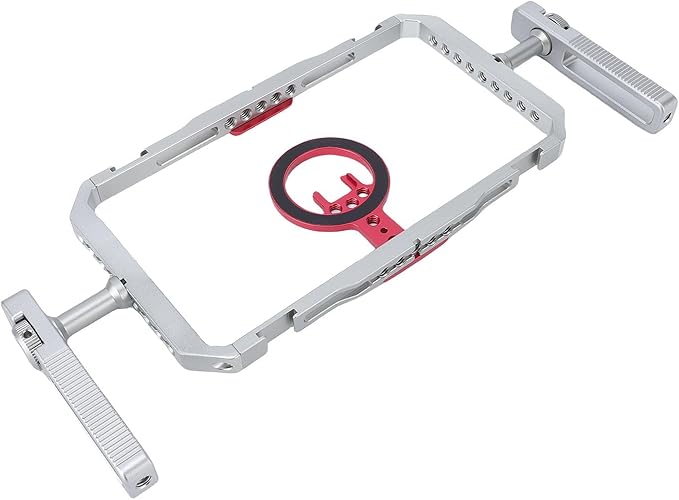 Fabater Smartphone Video Rig Kit for iOS, Magnetic Arrow Storage Case Phone Cage, Handheld Vlogging Stabilizer with Handles and Cold Shoe for 12 to 17