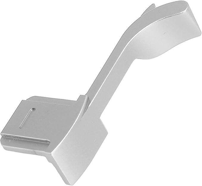 Dpofirs Aluminum Alloy Thumb Up Grip for Q2, CNC Machined Hot Shoe Hand Grip for Better Balance & OneHanded Operation (Gray)
