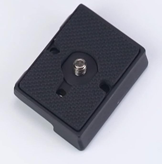 323 Quick Release Plate 1/4" Screw Tripod Camera Compatible for Manfrotto 200pl-14 RC2 Camera Tripod Ball Head 2PCS,Black