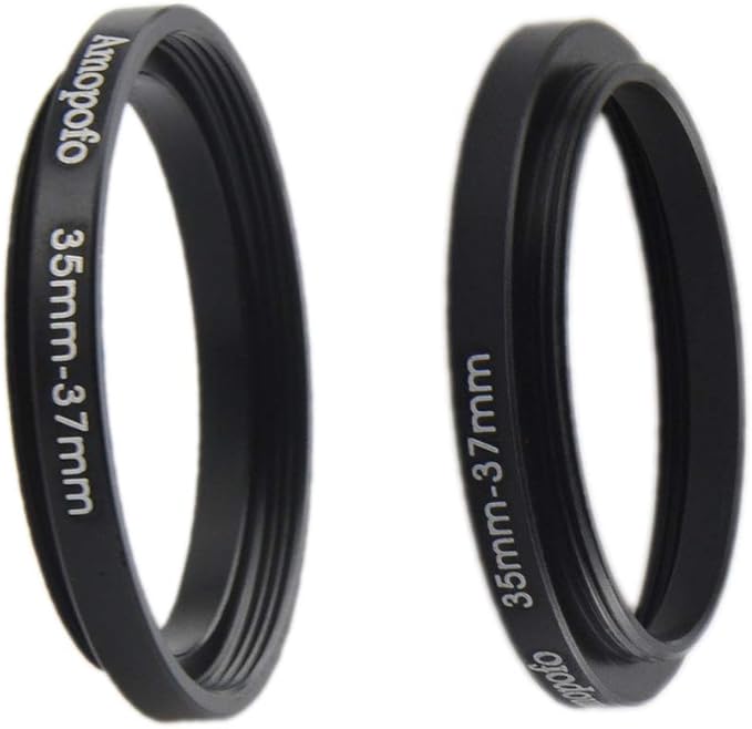 35mm to 37mm Camera Filters Ring Compatible All 35mm Camera Lenses or 37mm UV CPL Filter Accessory,35-37mm Camera Step Up Ring
