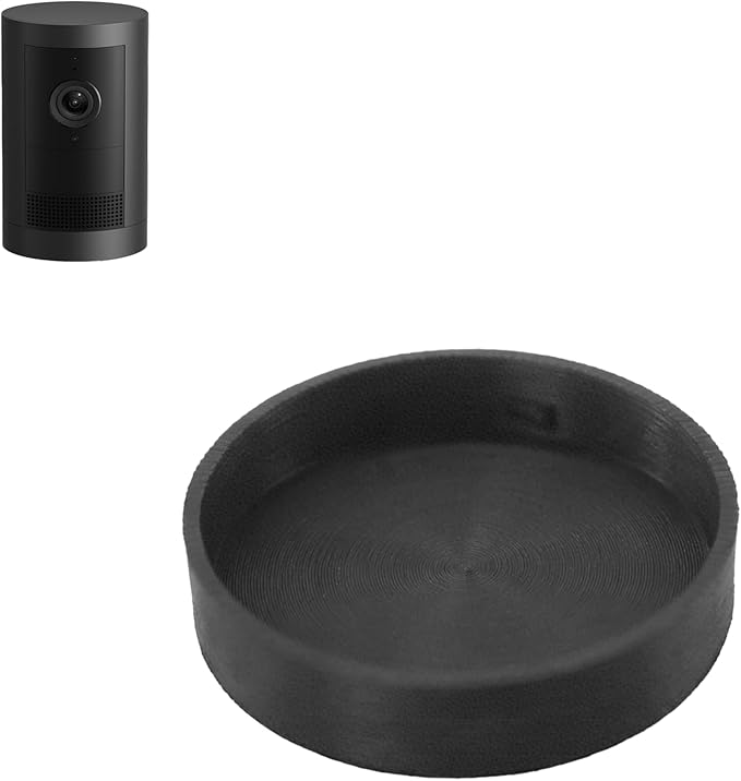 This Replacement Battery Door Cover is Compatible with Ring Outdoor Cam Plus. Made from Composite Material with a Spin-Lock Feature for Easy Installation and Secure Hold. Offers a Low Profile fit.