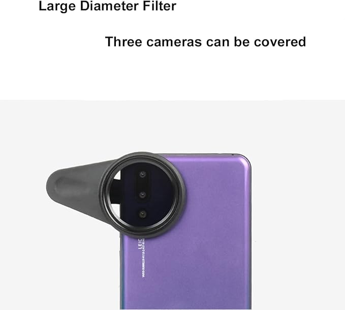 Kase 41mm Magnetic Cell Phone Lens CPL Filter Kit,Includes Circular Polarizer Filter,Soft Graduated ND1.2 Filter,Lens Clip for iPhone 16 15 14 13 12 11 8 7 XR X XS,Samsung Android Smartphone