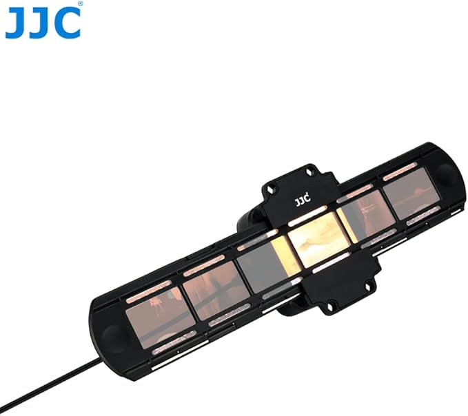 JJC Negative Film Holder Mounts for 35mm Compatible with Film Scanners Copying Equipment, Holds 6 Negative Frames On Digitizing Adapter Set