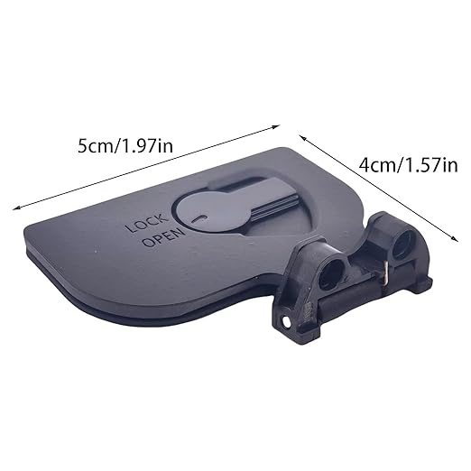 Secure Battery Enclosure Replacement Battery Door Covers Suitable for DMCGH4 AGGH4 Cameras, Easily Grip Rubber