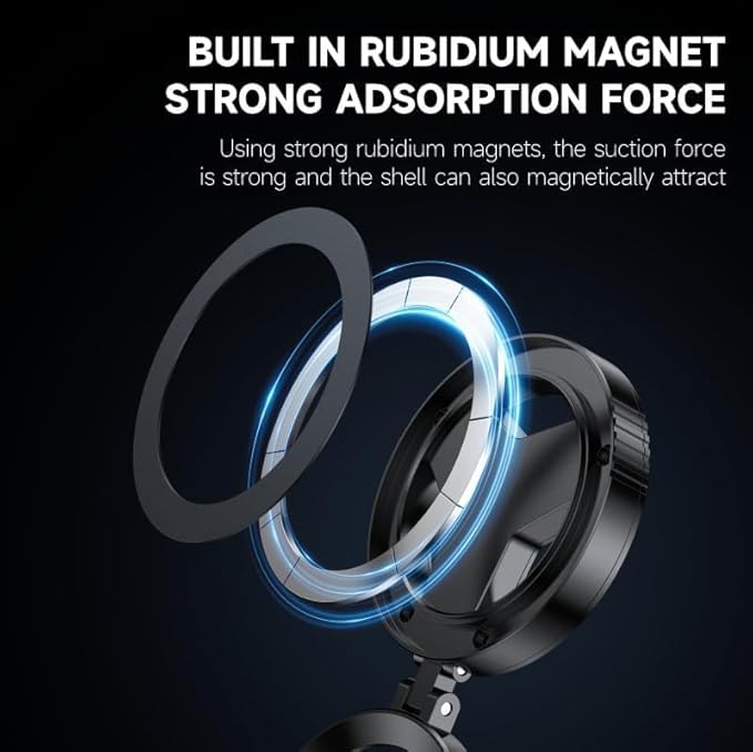 52 mm Magnetic CPL Filter, Circular Polarizing Lens with Anti-Glare Coating for Smartphone Photography, Compatible with iPhone and Android Devices, Includes a Magnetic Adapter Ring and Clip Mount