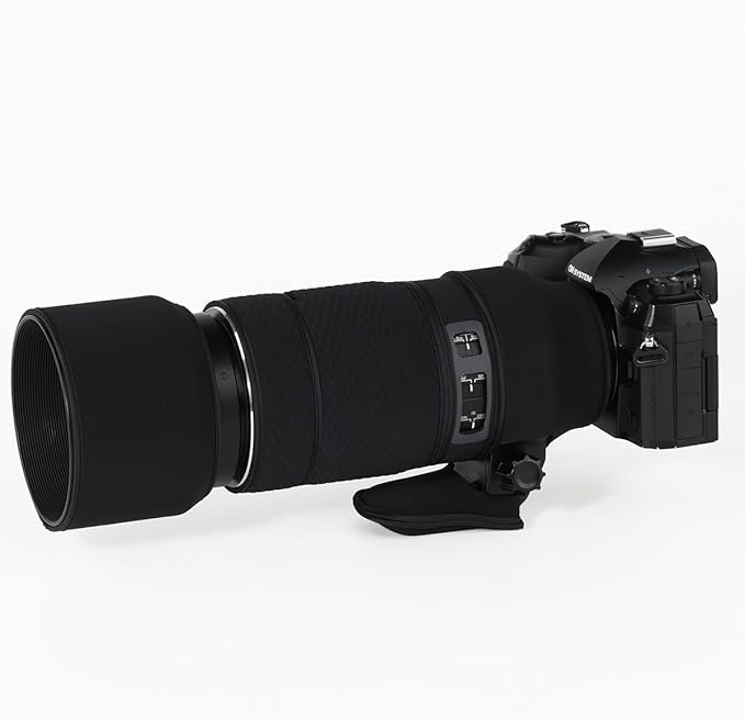 CHASING BIRDS Lens Camouflage Waterproof Coat for Olympus M.ZUIKO Digital ED 50-200mm F2.8 is PRO Rainproof Lens Protective Cover Version IV (Classic Black)