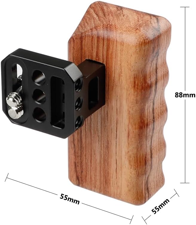 CAMVATE Wooden Handle Grip for Panasonic Camera GH Series(Left Hand) - 1648