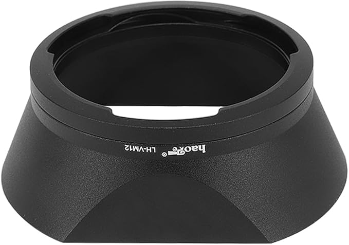Haoge LH-VM12 Bayonet Square Metal Lens Hood for Voigtlander 35mm/f2 1:2/35 & 35mm f1.5 28MM/F2 Type I II Ultron Aspherical Vintage Line VM Lens Replace LH-12