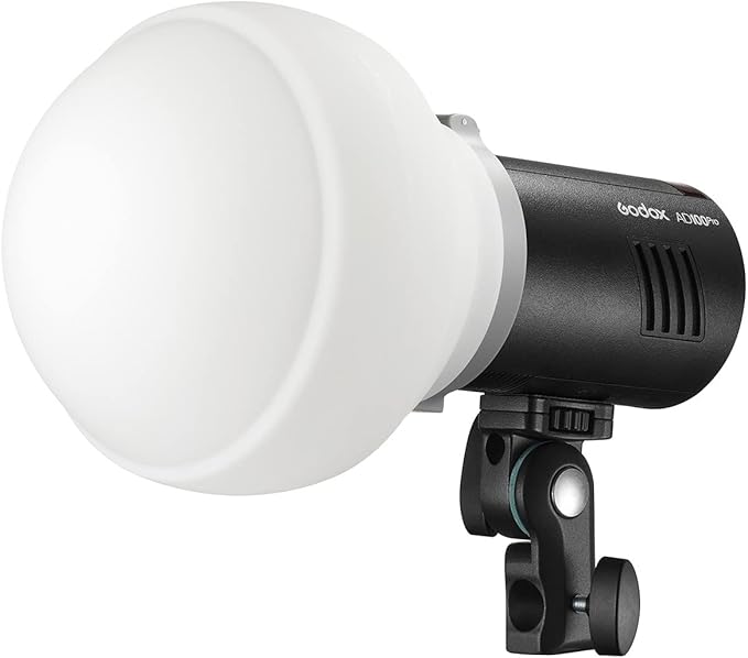 Godox ML-CD15 Flash Diffuser Modifier Bundle Diffusion Dome for V1S V1C V1N V1F V1O V860III V860II V850III TT685II TT600 TT685 AD200 AD200PRO AD300PRO AD400PRO ML30 ML60 ML60BI(Included 3 adapters)