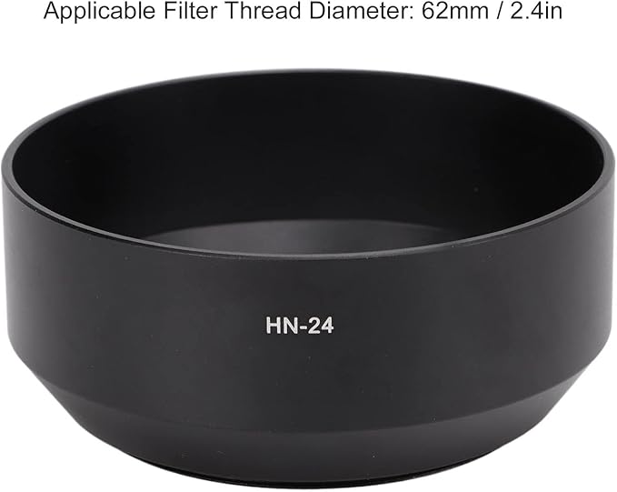 HN‑24 Metal Camera Lens Hood Shade Protector for AF 75‑210mm F/4.5‑5.6, AF 75-300mm F/4-5.6, AF 100-300mm F/4-5.6