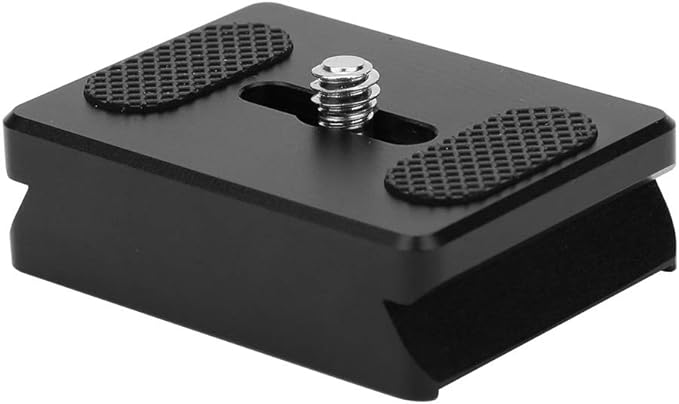 Quick Release Plate, Camera Quick Release Plate with Screw Hole for Lab S Crane 2 Crane 3, Increase 1.5CM, Black.