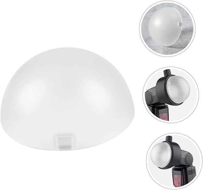 Camera Flash Dome Diffuser Light Softbox for Photography Flexible Lightweight Softening Cover for and Studio Use Portrait Lighting and Reduces Harsh Shadows