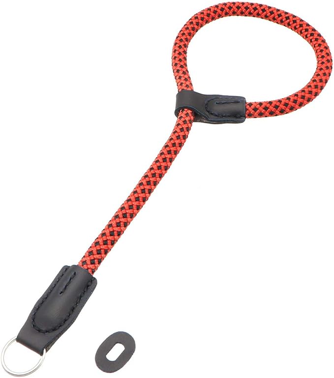 HITHUT Adjustable Rope Camera Wrist Strap Hand Strap for SLR DSLR Digital Mirrorless Cameras Black Red