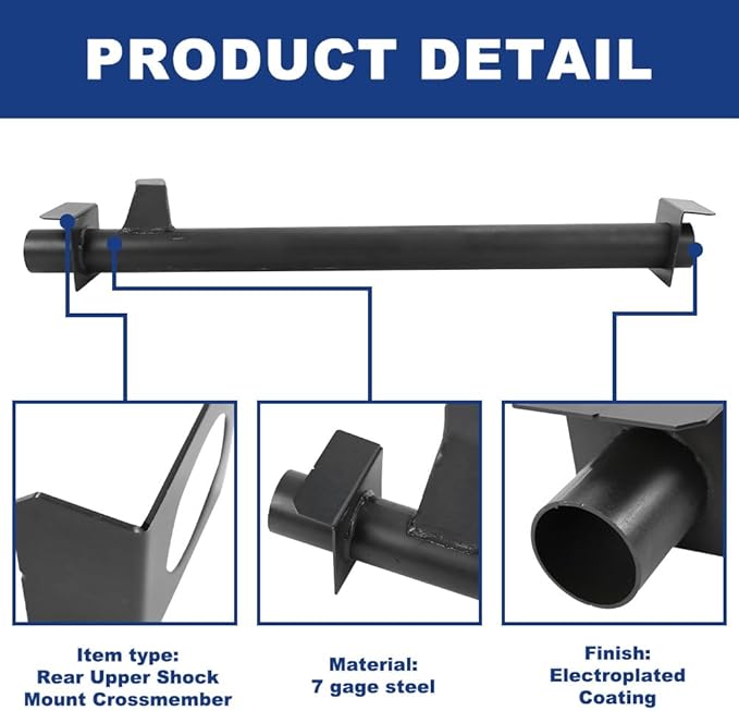 Mountainpeak Rear Upper Shock Mount Crossmember with Bracket Fit for 2007-2014 Chevy Silverado 1500 GMC Sierra 1500