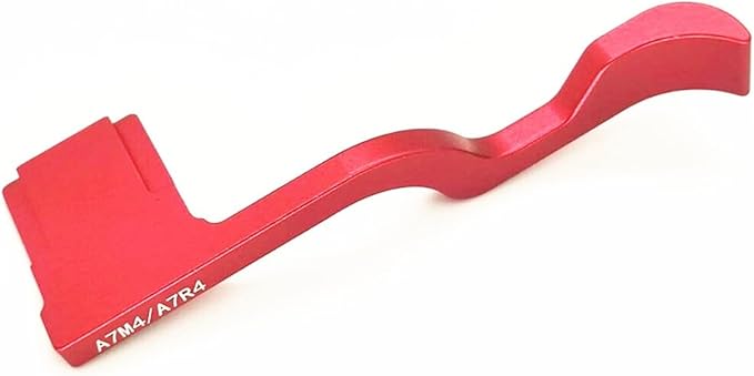 Metal Hot Shoe Thumb Up Grip Cover for Sony A7M4 A7 IV A7IV A7R IV A7RIV ILCE-7M4 ILCE-7RM4 A7R4A Camera Thumb-Up Hotshoe Excellent(Red B)
