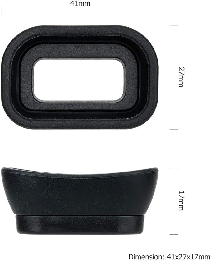 Soft Silicon Camera Viewfinder Eyecup Eyepiece Eyeshade for Sony A6600 A6500 A6400 Eye Cup Protector Replaces Sony FDA-EP17