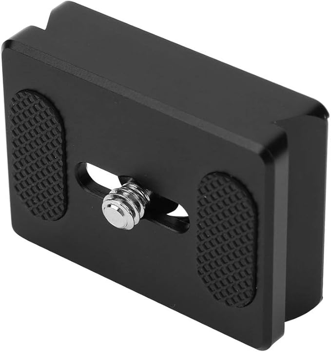 Quick Release Plate, Camera Quick Release Plate with Screw Hole for Lab S Crane 2 Crane 3, Increase 1.5CM, Black.