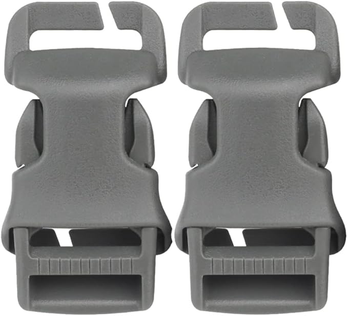 2pcs Tactical Quick-Release Buckles Molle Webbing Buckle Clip Fits Any Chest Rig Or Vest with 2.5cm Buckle