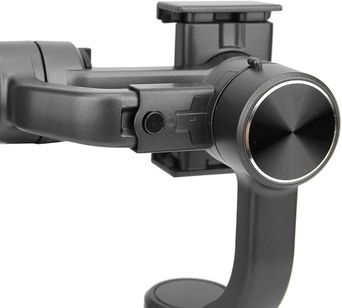 Asixxsix Face Recognition 3‑Axis Stabilizer, 3‑Axis Phone Stabilizer, Panoramic Mode Smart Tracks for Streaming Media