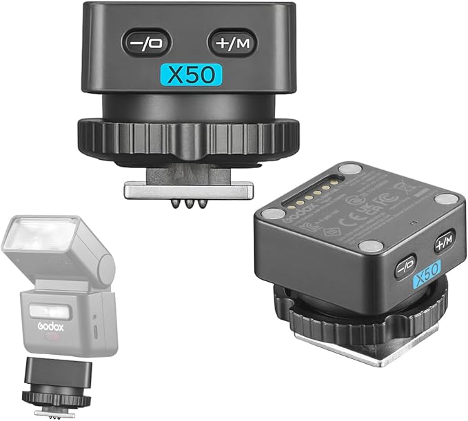 Godox X5O X5 O TTL Wireless Flash Trigger for Olympus, GODOX X5-O for IT32 Mini TTL Flash, Hotshoe & Trigger in One, Flexible Magnetic Design, Instant Wireless Communication Without Manual Pairing