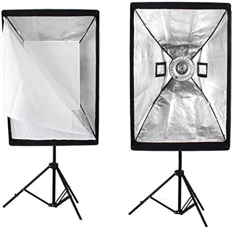 Godox 80x120 Centimeters/ 32x48 inches Softbox Lighting with Grid Beehive & Bowens Mount Speedring for Studio Photo Flash Speedlight Light and SUPON USB LED (80x120cm with Grid)