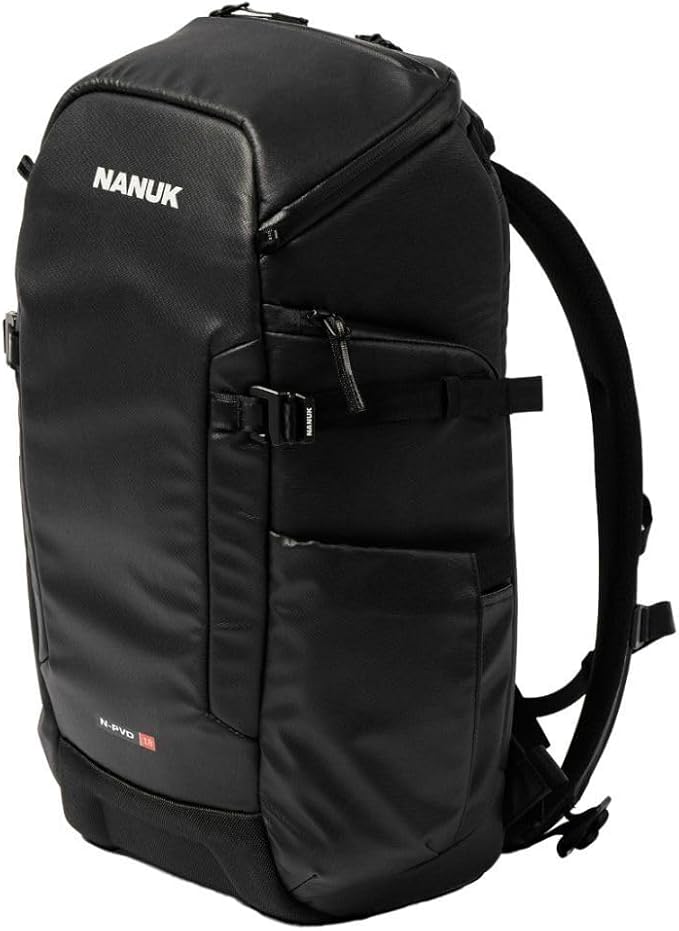 NANUK N-PVD 18L Backpack Camera Bag for Photographers – Hardshell & Highly Water-Resistant | Fits 1 to 2 Camera Bodies, 2 Lenses, Tripod, 14" Laptop, & More