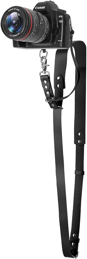 Bebaimis Single Camera Harness Strap for 1 Camera,Leather Camera Strap for Photographers,Leather Camera Harness Gear DSLR/SLR