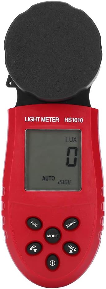 Digital Lux Meter Light Meter Handheld Illuminance Tester for Indoor Lighting Plants Photography Home and Office Use