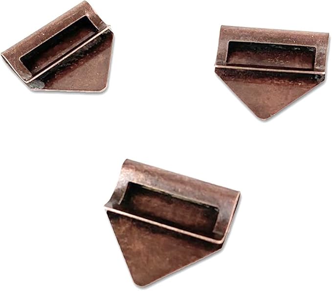 49 AND MARKET Curators Essen Clips Antq, Antique Brass