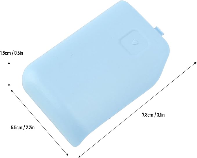 Dpofirs Replacement Battery Door Cover for MiniSE Instant Camera, ABS Side Parts Accessories, Compatible with MiniSE Camera (Blue)