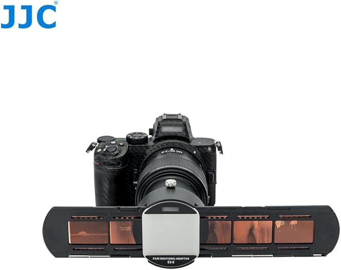 JJC Negative Film Holder Mounts for 35mm Compatible with Film Scanners Copying Equipment, Holds 6 Negative Frames On Digitizing Adapter Set