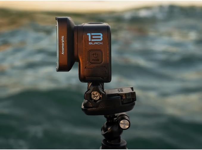 GoPro Anamorphic Lens Mod (Cinematic Ultra Wide Angle Lens for HERO13 Black) - Official GoPro Accessory
