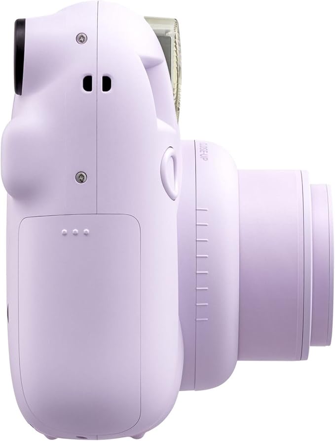 Fujifilm Instax Mini 12 Instant Camera Lilac Purple Bundle with Fuji Instax Mini Film Value Pack (40 Sheets) + Protective Carrying Case + Photo Album + Microfiber Cleaning Cloth