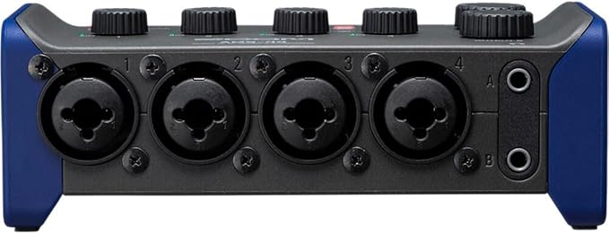 Zoom AMS-44 USB Audio Interface, 4 Inputs, 4 Outputs, Loopback, Direct Monitoring, Bus-Powered, for Recording and Streaming on PC, Mac, iOS, and Android