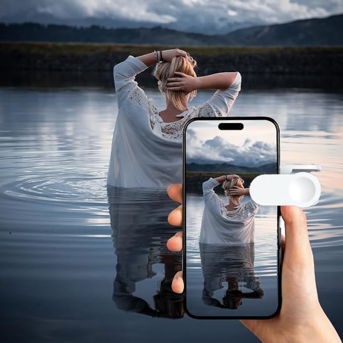 Mirror Reflection Clip - Capture Stunning Reflections Instantly, Easy Clip-On Design for Travel & Selfie Photography, Portable Phone Lens for Social Media Creators & Photography Enthusiasts