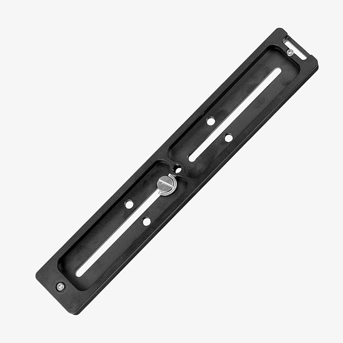 koolehaoda 240mm Quick Release Plate Rail Nodal Slide Dual Dovetail Plate with Bubble Level Compatible Arca-Swiss
