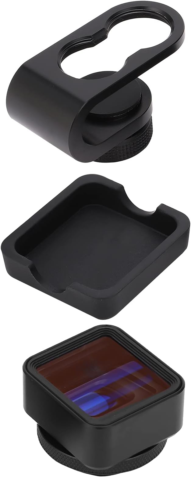 Mobile Anamorphic Widescreen Lens,1.55X Wide Screen Deformation Filmmaking Optical Glass,Movie/Photo/Record Video HD Lens,for Phone/Pad