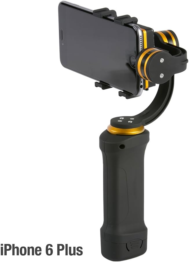 Ikan FLY-X3-PLUS 3-Axis Smartphone Gimbal Stabilizer Includes GoPro, Small and Larger Gimbal Cradles