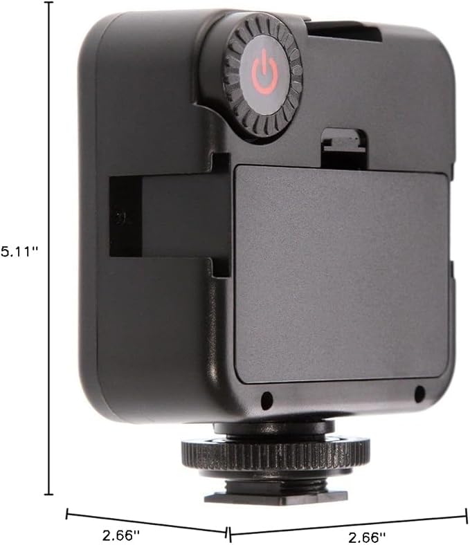 Smartphone Video Rig Mount Cage Hand Grip Stabilizer & Mini 49 LED Light & On-Camera Microphone Kit for iPhone 6 6s 7 8 Plus X Xs Max XR Samsung Note 8 9 Android (4in -7in)