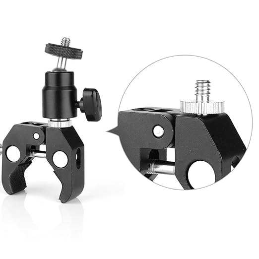 1/4" Male to 3/8" Male Threaded Camera Tripod Screw Adapter Converter, 6 Pack with Storage Box