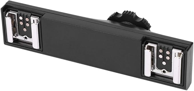 Hot Shoe Flash Bracket Splitter for I-TTL, Hot Shoe Splitter for SLR Camera Camcorder