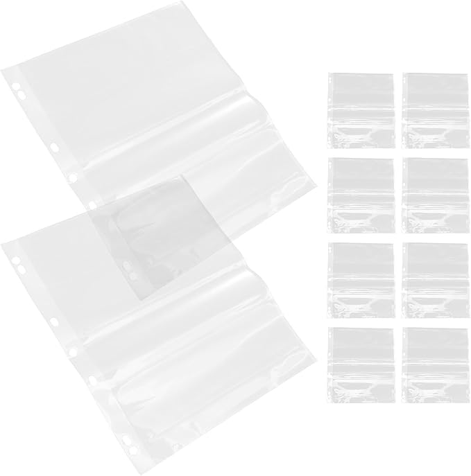 jojofuny 10pcs Heavy Duty Negative Sleeves Waterproof Photo Storage Pages Acid-Free Protectors for Archival Photo Materials Suitable for Photographers and Collectors