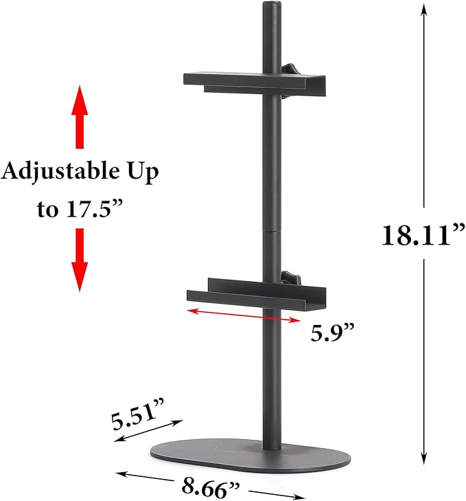Easel Stand for Pictures, Adjustable Tabletop Easel for Picture Frame up to 17.5" H, Black Metal Easels Display Stands, Height Adjustable Table Art Painting Holder Easels, Suitable for Home Events