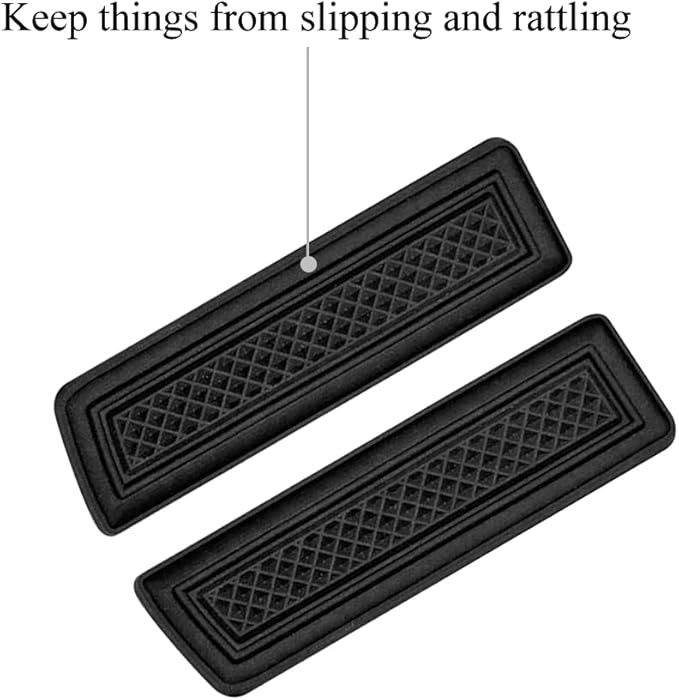 Vesul Front Row Door Side Storage Box Compatible with Ford Edge 2015-2025 Armrest Phone Container Door Organizer Handle Pocket ABS Tray Insert Glove Pallet