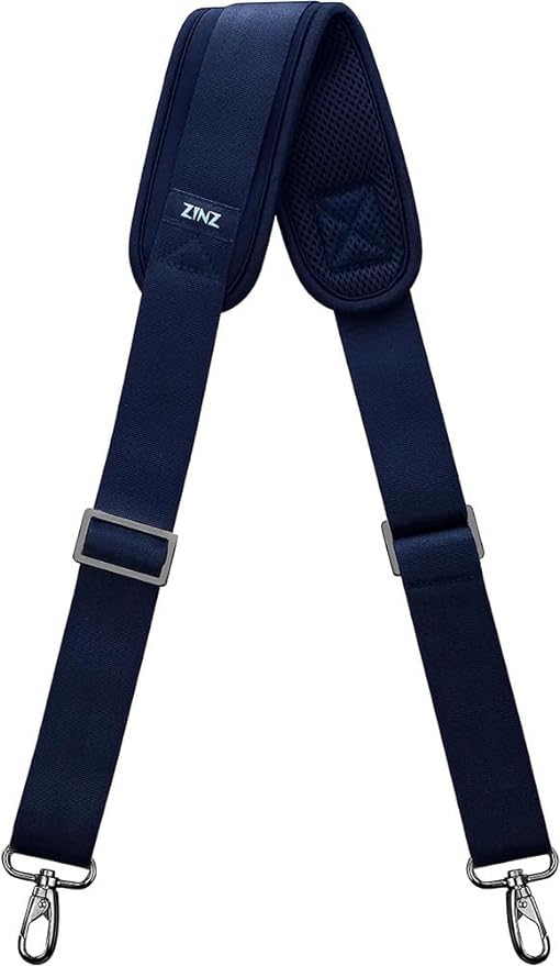 Shoulder Strap, ZINZ 57" Padded Adjustable Shoulder Bag Straps Replacement for Bags with D-Ring (B02L01)