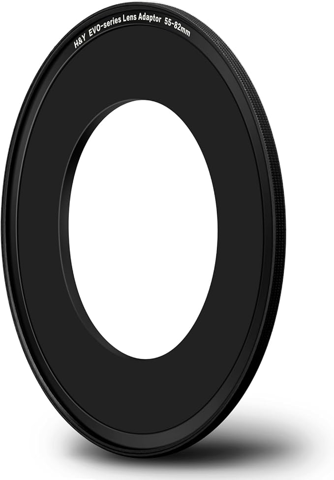 H&Y Magnetic Step Up Filter Ring 55 to 82mm, Ultra-Slim Aluminum Lens Filter Stepping Ring for Adapting 55mm Lens to an 82mm Filters, EVO Series